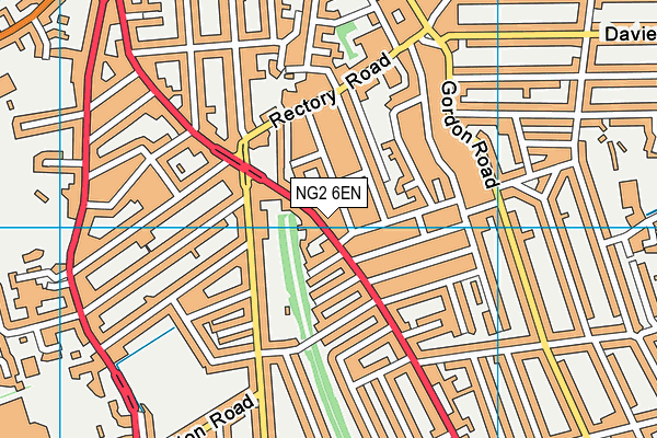 NG2 6EN map - OS VectorMap District (Ordnance Survey)