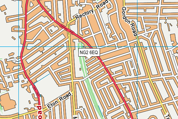 NG2 6EQ map - OS VectorMap District (Ordnance Survey)