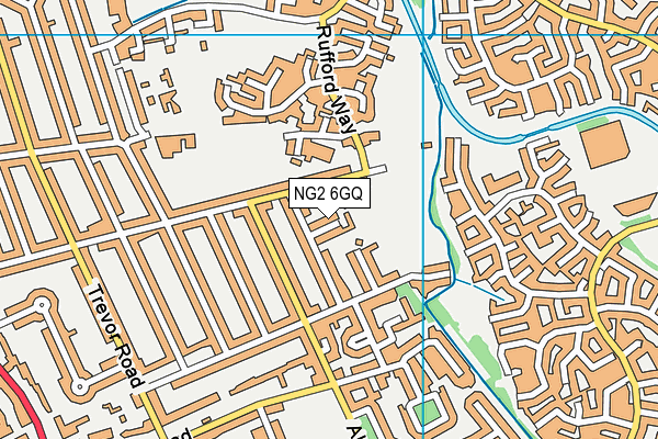 NG2 6GQ map - OS VectorMap District (Ordnance Survey)