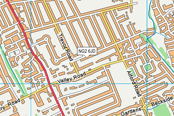 Map of SLEDDALE LIMITED at district scale