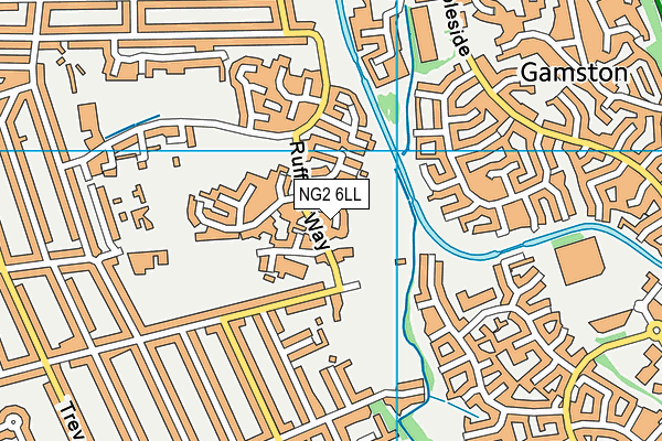 NG2 6LL map - OS VectorMap District (Ordnance Survey)