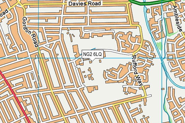 NG2 6LQ map - OS VectorMap District (Ordnance Survey)