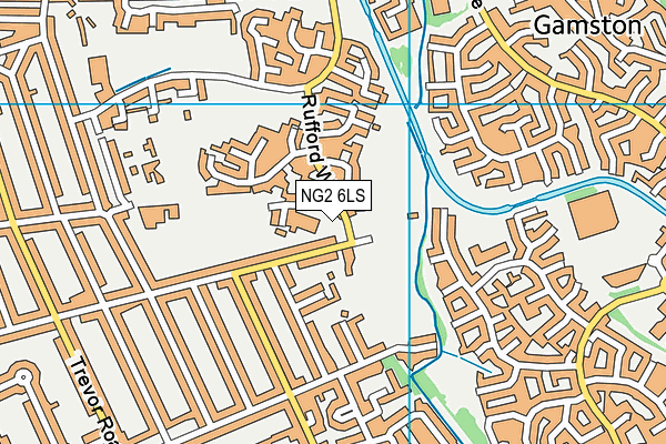 NG2 6LS map - OS VectorMap District (Ordnance Survey)