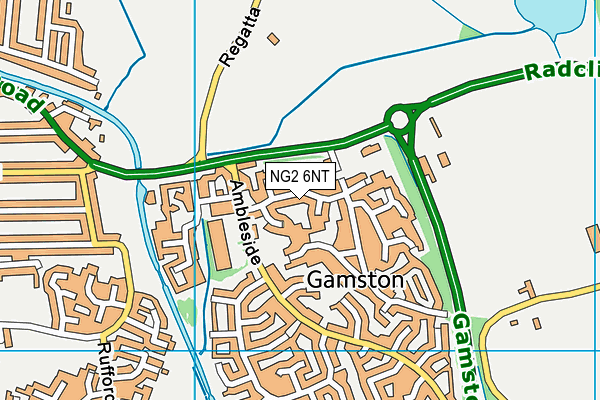 NG2 6NT map - OS VectorMap District (Ordnance Survey)