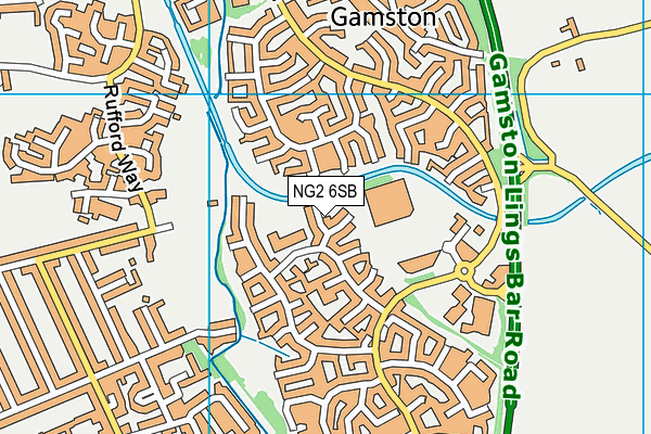 NG2 6SB map - OS VectorMap District (Ordnance Survey)