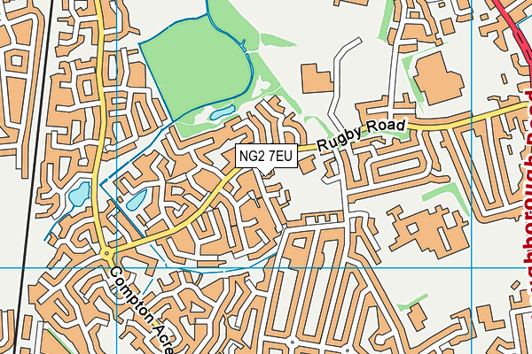NG2 7EU map - OS VectorMap District (Ordnance Survey)