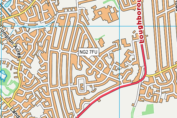 NG2 7FU map - OS VectorMap District (Ordnance Survey)