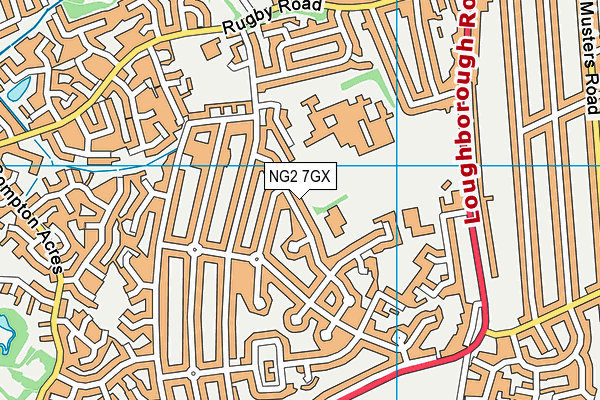 Heymann Primary and Nursery School map (NG2 7GX) - OS VectorMap District (Ordnance Survey)