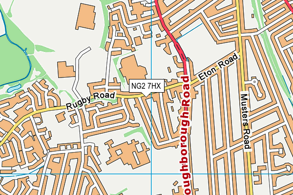 David Lloyd (West Bridgford) map (NG2 7HX) - OS VectorMap District (Ordnance Survey)