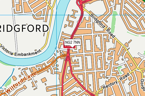 NG2 7NN map - OS VectorMap District (Ordnance Survey)