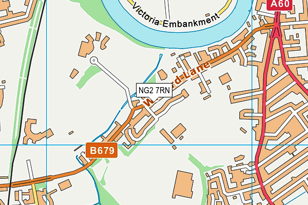 NG2 7RN map - OS VectorMap District (Ordnance Survey)