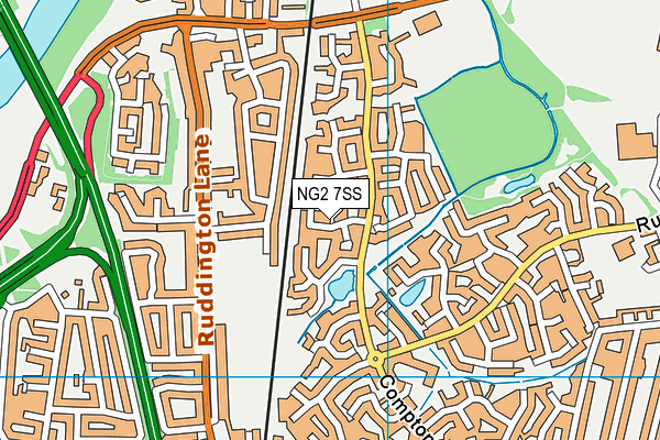NG2 7SS map - OS VectorMap District (Ordnance Survey)
