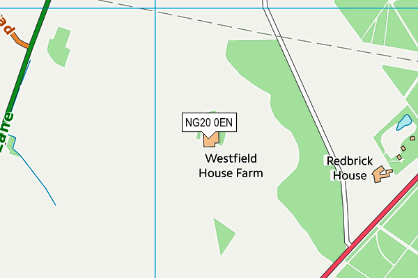 NG20 0EN map - OS VectorMap District (Ordnance Survey)