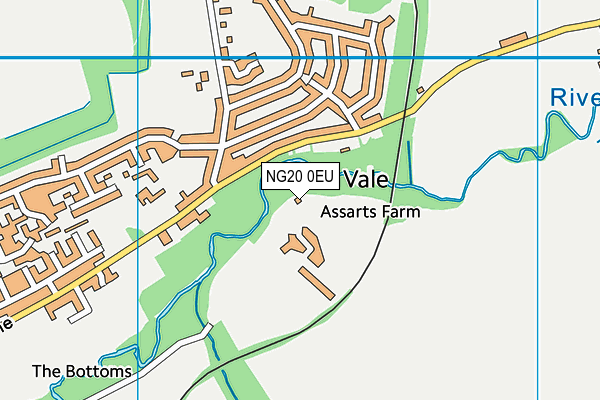 NG20 0EU map - OS VectorMap District (Ordnance Survey)