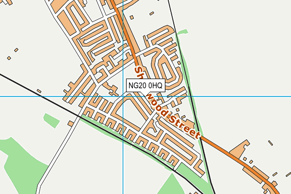 NG20 0HQ map - OS VectorMap District (Ordnance Survey)