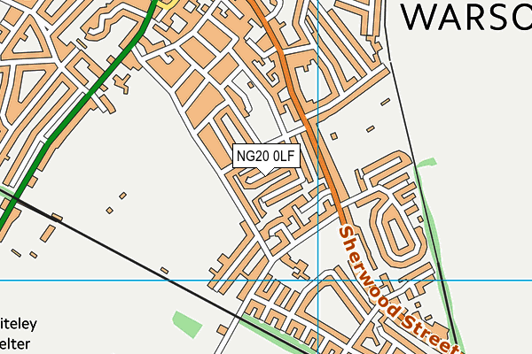 NG20 0LF map - OS VectorMap District (Ordnance Survey)