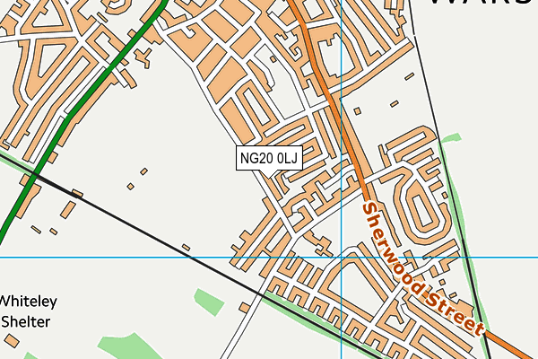 NG20 0LJ map - OS VectorMap District (Ordnance Survey)