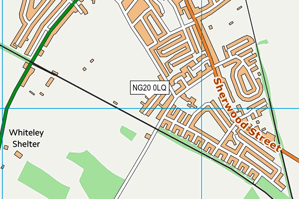 NG20 0LQ map - OS VectorMap District (Ordnance Survey)