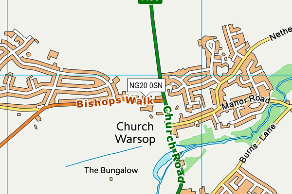 Map of WARSOP TRANSPORT LIMITED at district scale