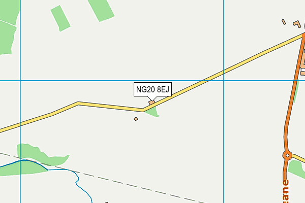 NG20 8EJ map - OS VectorMap District (Ordnance Survey)
