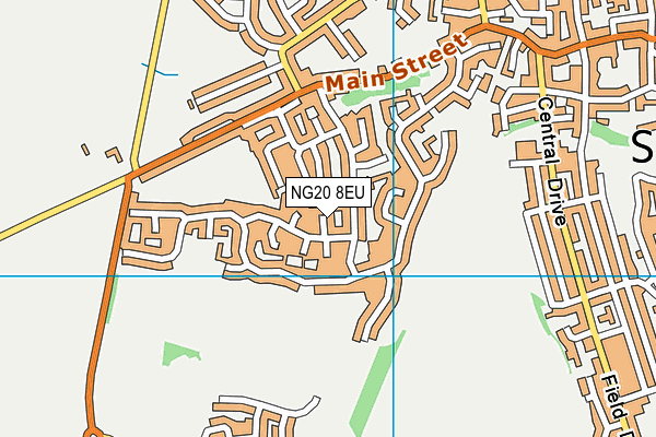 NG20 8EU map - OS VectorMap District (Ordnance Survey)