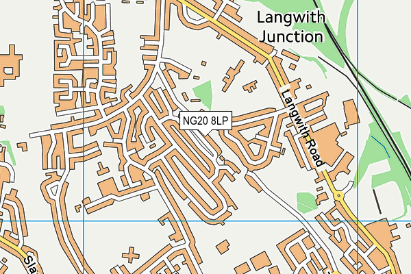 NG20 8LP map - OS VectorMap District (Ordnance Survey)