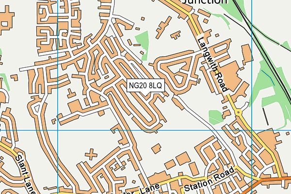 NG20 8LQ map - OS VectorMap District (Ordnance Survey)