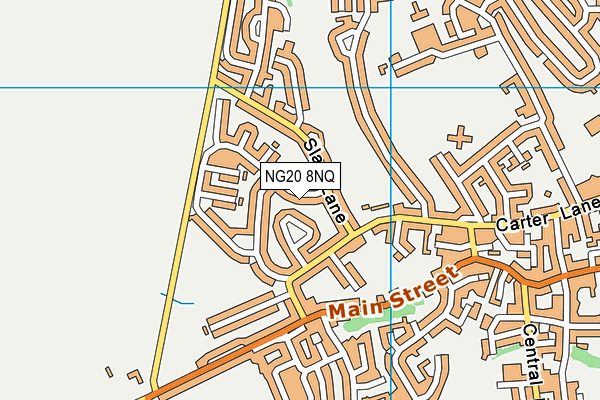 NG20 8NQ map - OS VectorMap District (Ordnance Survey)