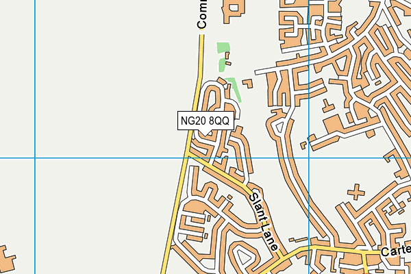 NG20 8QQ map - OS VectorMap District (Ordnance Survey)
