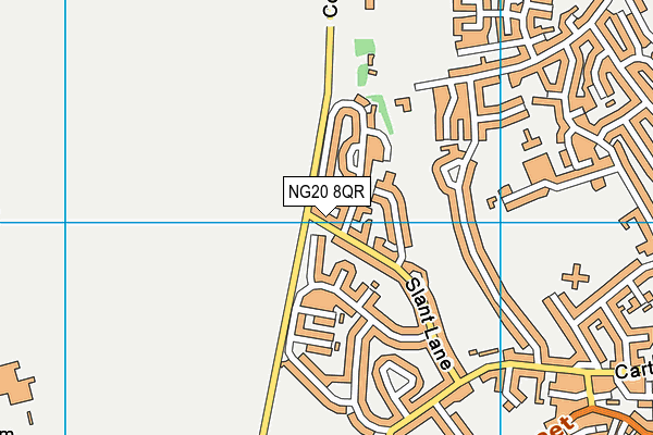 NG20 8QR map - OS VectorMap District (Ordnance Survey)