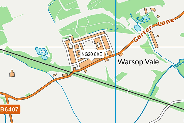 NG20 8XE map - OS VectorMap District (Ordnance Survey)