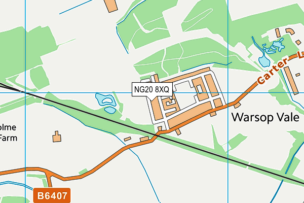 NG20 8XQ map - OS VectorMap District (Ordnance Survey)