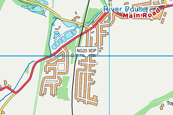 NG20 9DP map - OS VectorMap District (Ordnance Survey)