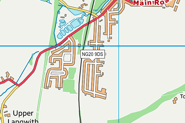 Devonshire Drive Recreation Ground map (NG20 9DS) - OS VectorMap District (Ordnance Survey)
