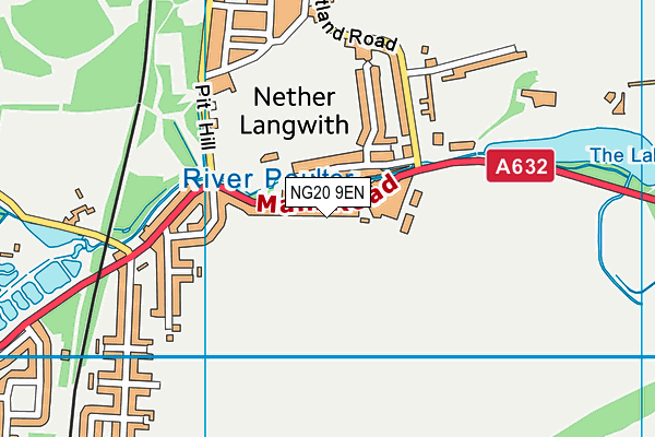 NG20 9EN map - OS VectorMap District (Ordnance Survey)