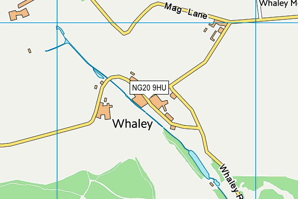 NG20 9HU map - OS VectorMap District (Ordnance Survey)