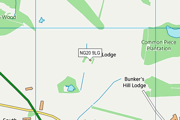 NG20 9LG map - OS VectorMap District (Ordnance Survey)
