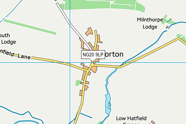 NG20 9LP map - OS VectorMap District (Ordnance Survey)