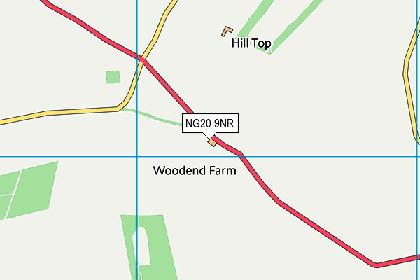 NG20 9NR map - OS VectorMap District (Ordnance Survey)