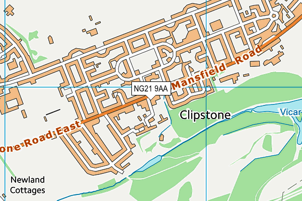 Map of CLIPSTONE BARBERS LIMITED at district scale