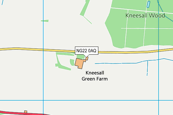 NG22 0AQ map - OS VectorMap District (Ordnance Survey)