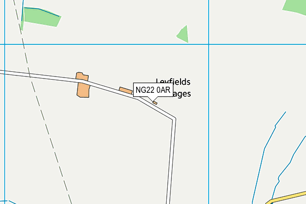 NG22 0AR map - OS VectorMap District (Ordnance Survey)