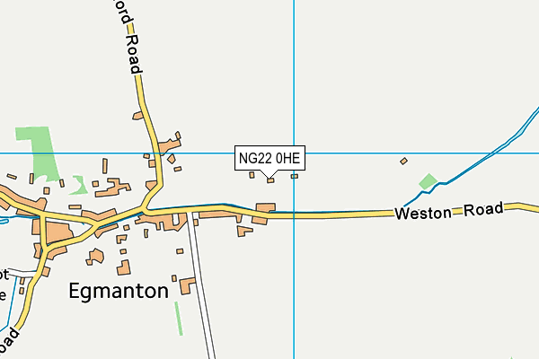 NG22 0HE map - OS VectorMap District (Ordnance Survey)