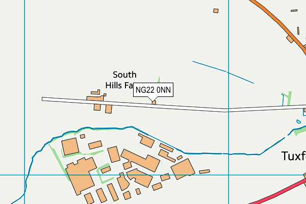 NG22 0NN map - OS VectorMap District (Ordnance Survey)