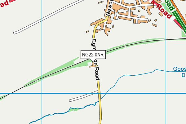 NG22 0NR map - OS VectorMap District (Ordnance Survey)