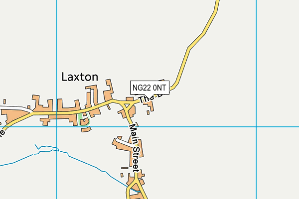 Laxton Sports & Recreation Field map (NG22 0NT) - OS VectorMap District (Ordnance Survey)