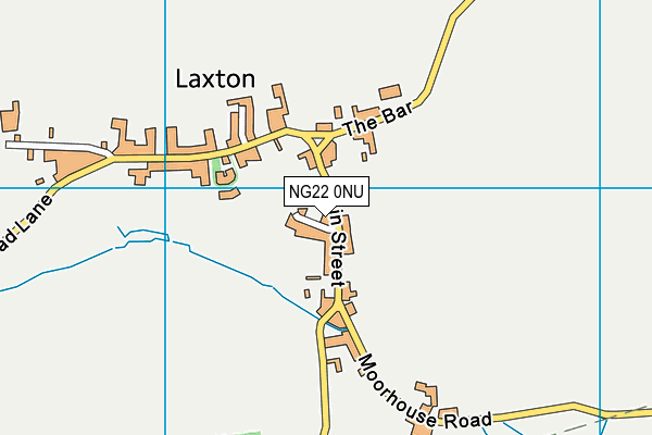 NG22 0NU map - OS VectorMap District (Ordnance Survey)