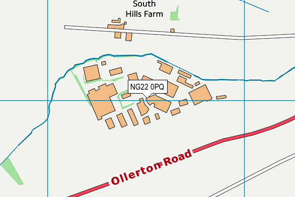 Ollerton Road (Tuxford Yfc) map (NG22 0PQ) - OS VectorMap District (Ordnance Survey)