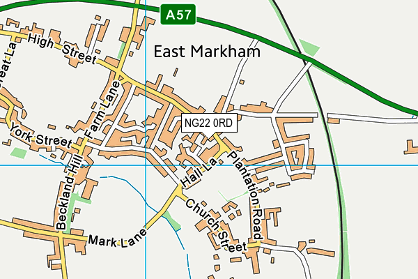 NG22 0RD map - OS VectorMap District (Ordnance Survey)