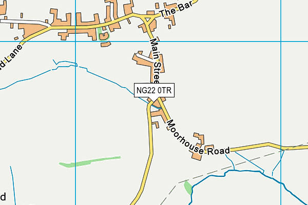 NG22 0TR map - OS VectorMap District (Ordnance Survey)